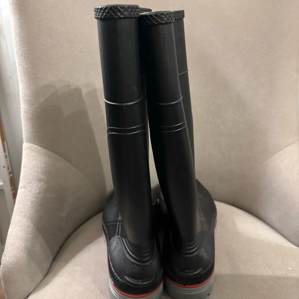 Servus Black Rubber Boots Chemical Resistant Size 11